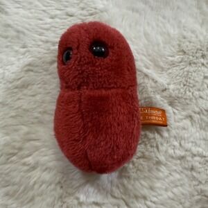 Giant Microbes Sore Throat Plush 5" Red Streptococcus Pyogenes Educational Toy